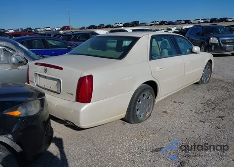2000 Cadillac Deville Dts из США, поврежденный, VIN 1G6KF5793YU222306
